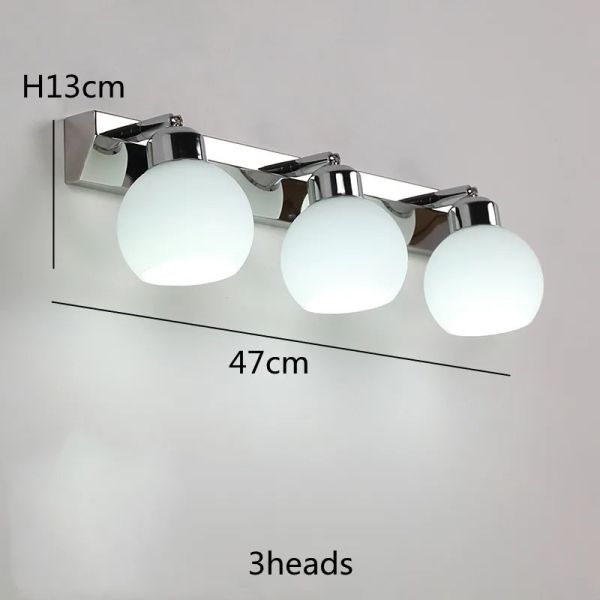 Crystal Bathroom Black Chrome Vanity wall Light Stainless Steel  Over Mirror Lights(WH-MR-90)