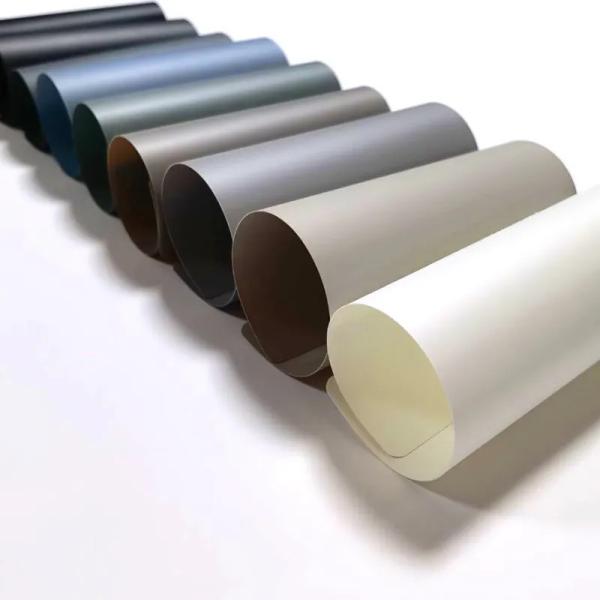 0.25mm Solid Color High Glossy Soft Touch Plastic PETG PET Furniture Board Protective Film Roll For Lamination