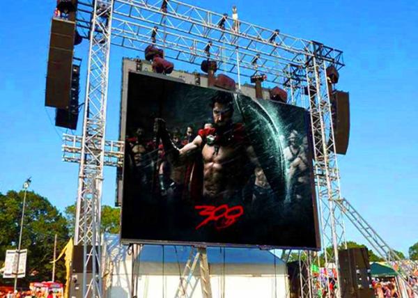 Electronic RGB Outdoor Rental LED Display Billboard P5.95 32W Constant Drive For Stage
