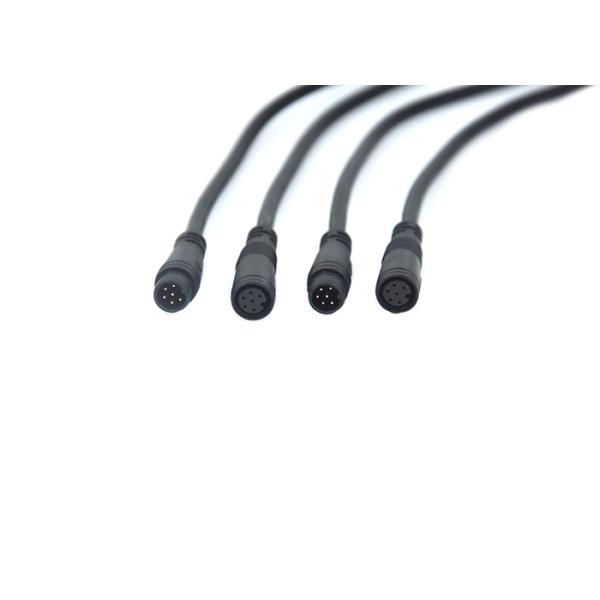 Соединителей велосипеда Пин М8 3 кабельный соединитель расширения электрических мужской женский