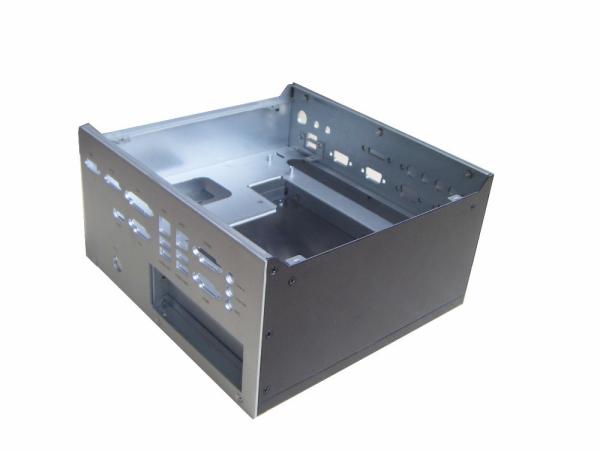 Silver Stamping Brushed Aluminium PC Case Steel Enclosure Fabrication OEM