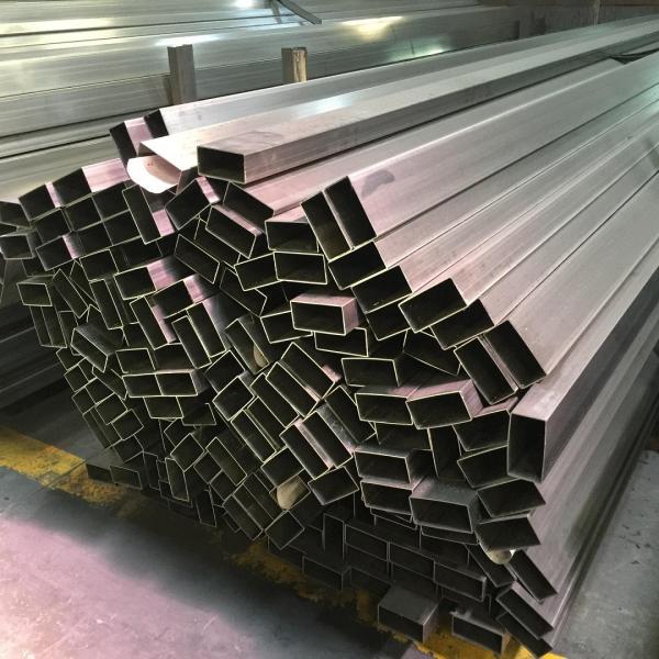 Uso 201 de la estructura 304 tubos cuadrados de acero inoxidables/tubo de acero inoxidable ASTM A312 del rectángulo