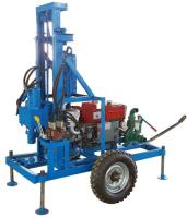 150m Depth Portable Well Drilling Rig 22Hp / 16.2Kw Diesel Motor Power