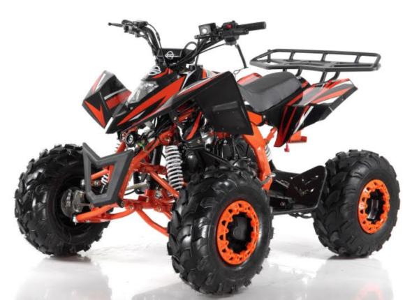 Air Cooled Atv 4 Wheeler Motorcycle 125cc 1500mm Length