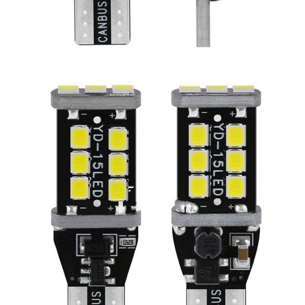 W6W WY16W 15 SMD Automotive LED Headlight 2835 Stop Light T15 Car Led Light