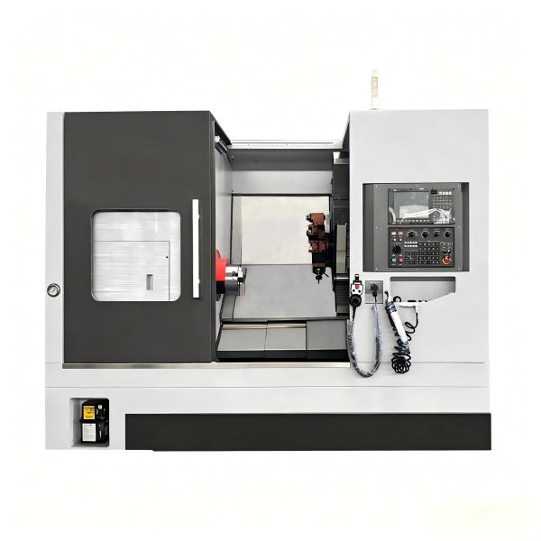 SDVEDON High Precision CNC Lathe 800mm Center Distance TCK52D FANUC 0i TF CNC Turning Machine 10'' Hydraulic Chuck
