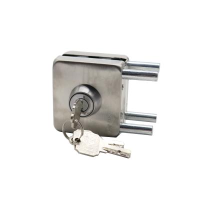 304 Stainless Steel Square Frameless Glass Door Lock