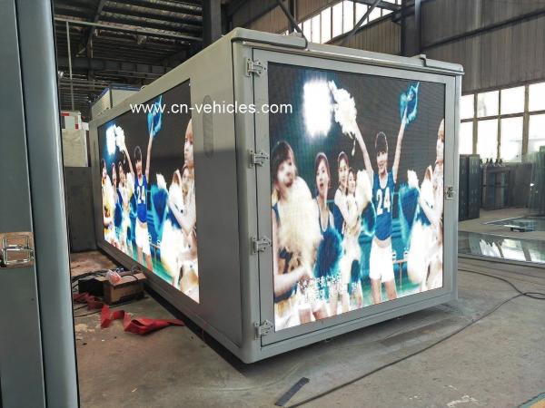 Chengli 16FT 18F 3 Sided LED Screen Advertising Van Customized Mobile LED Display Box