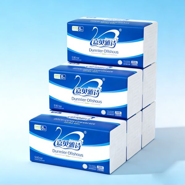 Wholesale High Quality Tissues Soft Bamboo Pulp Paper Supplier Custom logo Product Paper Facial Tissue 3 Ply