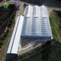 Serre chaude galvanisée de feuille de PC de structure métallique d'IMMERSION chaude pour des usines d'orchidées