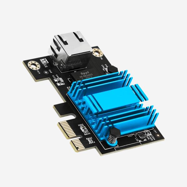 Placa de interface de rede prendida computador 2500Mbps do NIC PCIe
