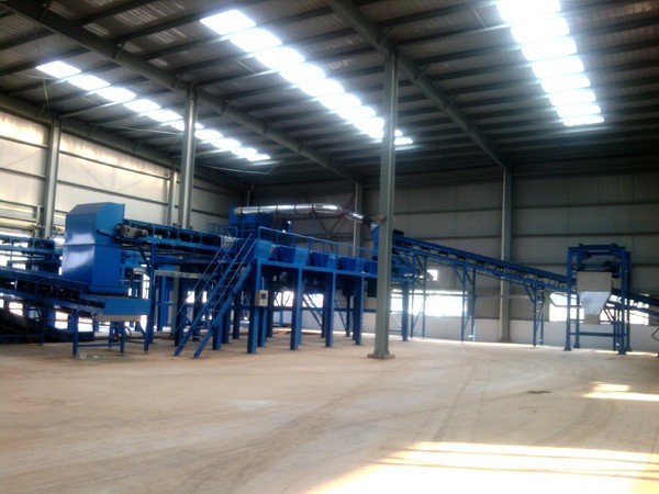 Shaftless Municipal Trommel Screen Equipment  , GTS Solid Waste Trommel Machine
