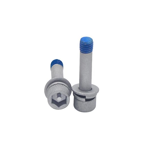Dacromet cylindrical head with anti-theft pin nylon patched stainless bolts 