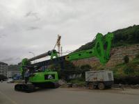 Máquina de perfuração rotativa de buracos de 220kN.M KR220C 66t Profundidade de perfuração 64 / 51m 35 Mpa