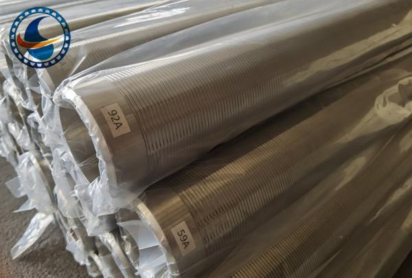 Continuous Slot Wedge Wire Screen Cylinders For Oil Well