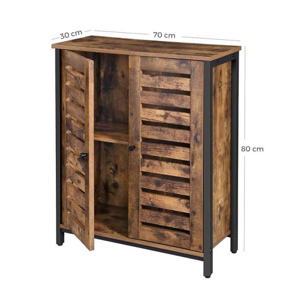 Side Cupboard With Industrial Design, Home Storage Shelve Unit, Storage Cabinet, Storage Furniture, ULSC78BX