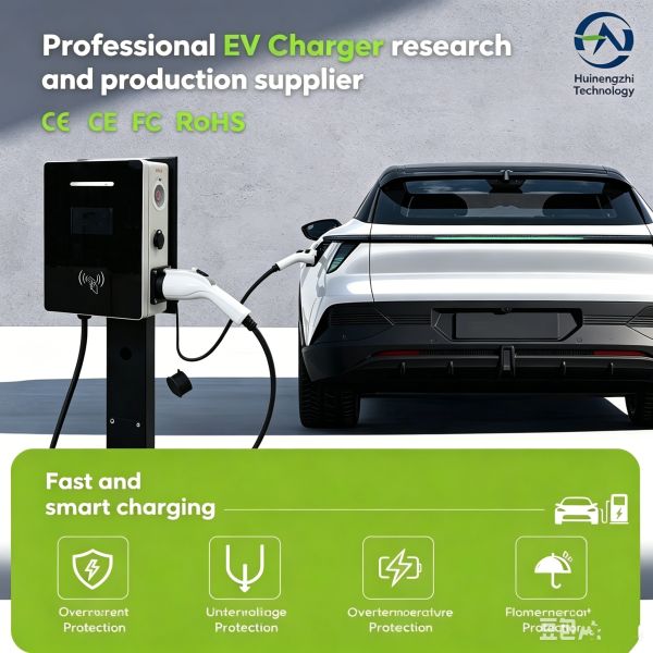 Smart 7kW 32A EV Charger Wallbox with WiFi APP Control and IP65 Waterproof for Home Use