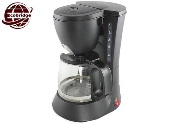 Mini Basic Drip Coffee Maker 4 Cups 0.6L Glass Jug for Room Removable Filter