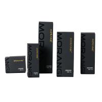 Caixas de embalagem de óleos essenciais de perfumes personalizados com design personalizado preto