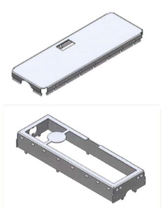 shielding case with cover