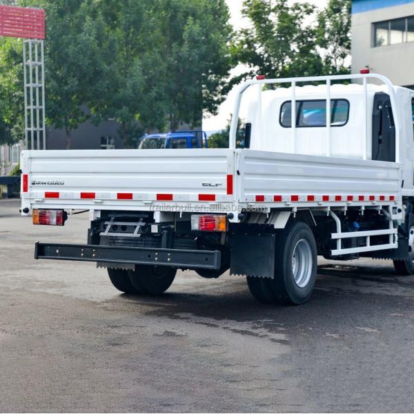 3m Length Steel Dry Freight Cargo Box Isuzu Cargo Truck