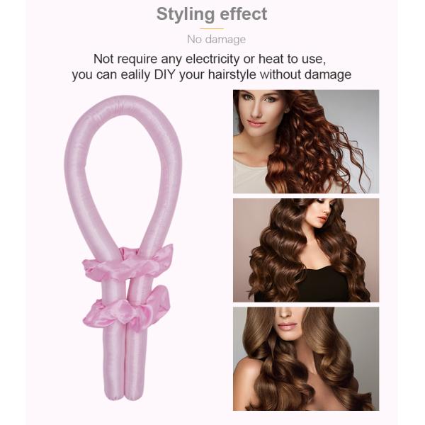 Heatless шелк шелковицы ленты 100% Curler волос держателя чистый