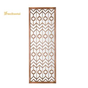 Hairline Bunnings Metal Decorative Screens , 8mm Corrugated Metal Room Divider