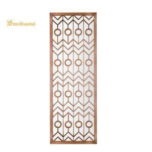 Telas decorativas do metal de Bunnings da linha fina, divisor de sala ondulado