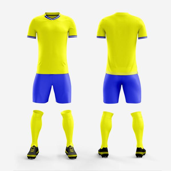 ODM Youth Soccer Shirts Jerseys Uniform Kits Portable Washable