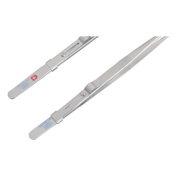 Stainless Steel Jewelry Tweezers Tools Anti Slip Pointed Fine