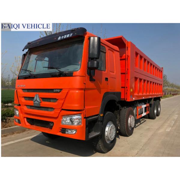 Тележка Tipper Sinotruk Howo 375Hp использовала режим привода тележки 8x4 Howo Drump
