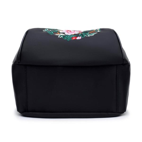 Nylon Embroidery Double Shoulder Bag Female Korean Version of The New Fashion Oxford Cloth Tourism shoulder bag backpack