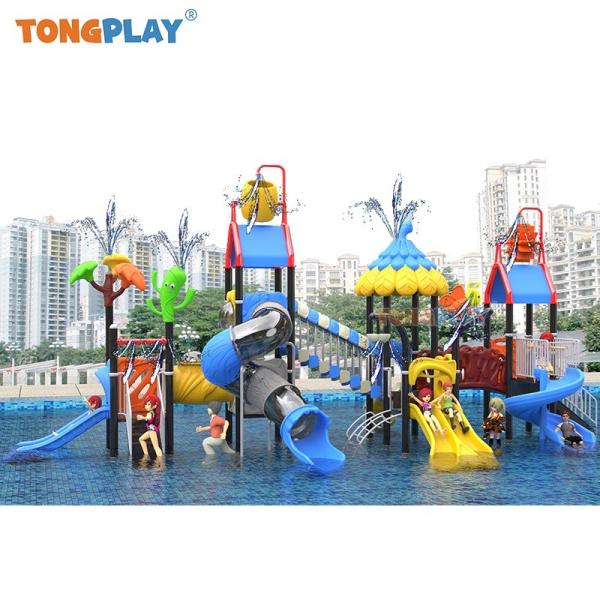 Parcs d'attractions pour enfants Aqua Play Parcs aquatiques pour enfants Terrain de jeux en plein air Équipement de jeu Glissière en plastique