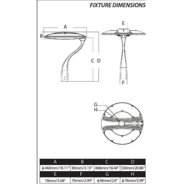 Фабричная цена 25W 50W 75W 120W IP65 5 лет гарантия LED садовый уличный свет с высокоэффективным драйвером для садового парка