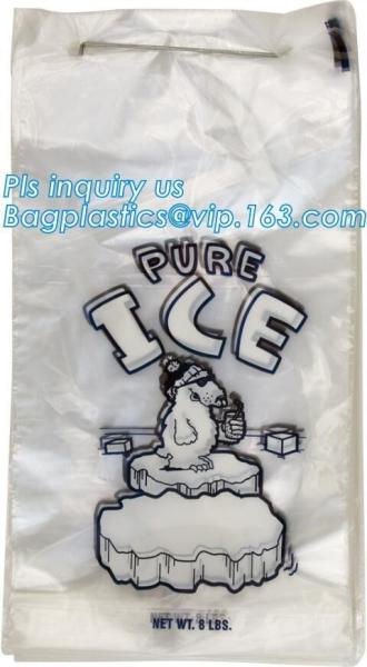 Wicket bag / Medical Ice Bag, PE PA Gel ice pack wholesale seafood meat cold ice bag, packaging bag /ice bag for wine