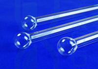 Tube de verre de quartz de l'extrémité 100mm de sphère d'appareil de laboratoire