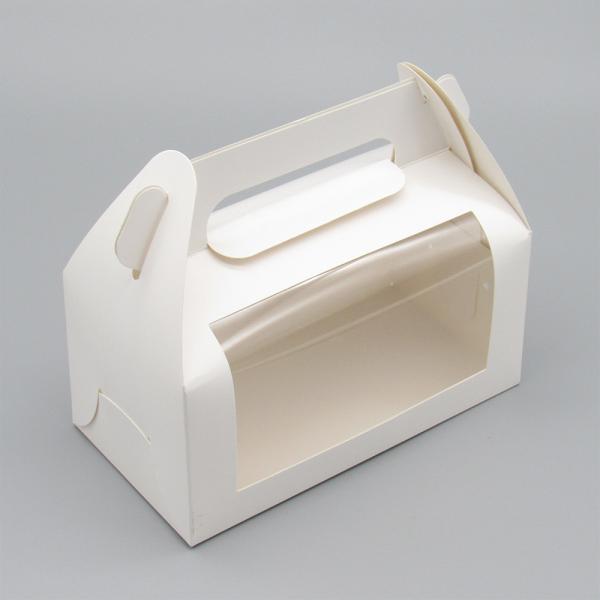 Customized Kcraft Paper Folding Cake Box With Window Gift Box and ISO9001 Certified