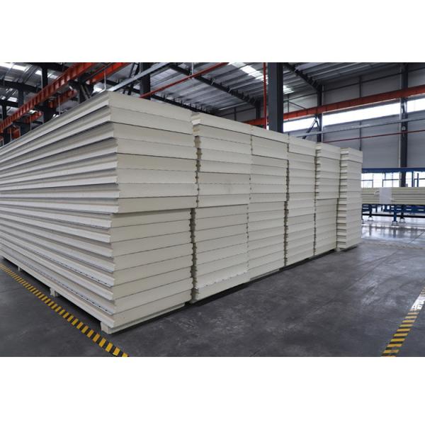 Insulated Warehouse Polyurethane Foam Aluminum Sandwich Panel With 40-45kg/M3 Density