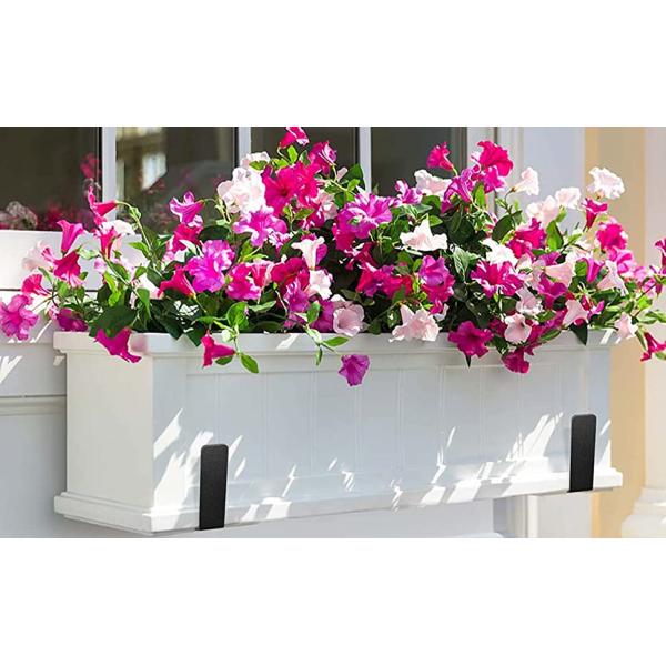 6-9 дюймов оконные ящики плантаторы современные наружные висячие растения стоят для садового декора