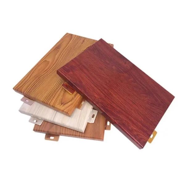 A1100 Or A3003 High Quality Aluminum Sheets With 3D Or 4D Imitated Wooden Grains And Colors For Interior Decoration