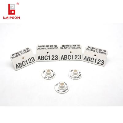 52MM Engraved Numbered Rectangular Livestock Ear Tags