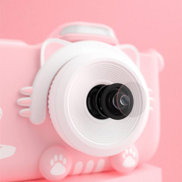 CMOS Video Kids Digital Cameras Cute Cartoon With 2 Inch HD IPS
