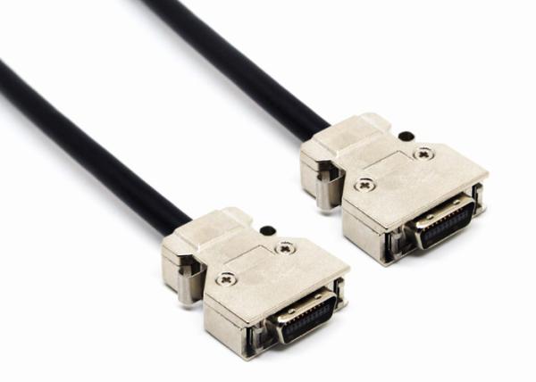 36p Male External Scsi Cable  Nickel - Plated Back Shell Contact Brass  Abs Housing