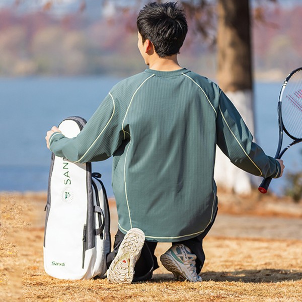 Quick Dry Antibacterial Tennis Golf Long Sleeve Knit Top | Custom OEM ODM Sport Tee