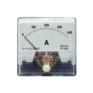 TP-60K Analog DC Ammeter 0-400A 60x60mm Panel Current Meter for Welding Machine & Power Distribution Equipment