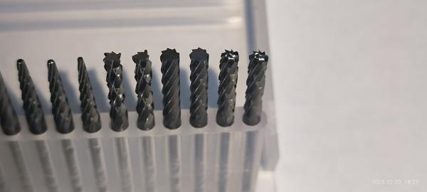 YG7 3*3mm Tungsten Carbide Rotary Files Customized LOGO