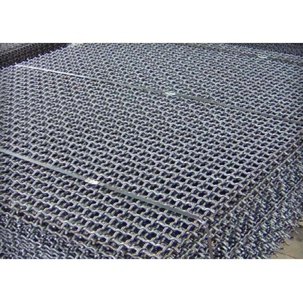 Uniform Square Crimped Wire Mesh Mining Screen Galvanized Pig Floor Mesh 0.1-8 Hole，accept customized.
