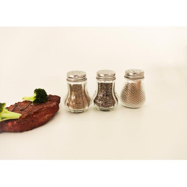 Стеклянный бутылочек приправы шейкер на заказ Соль и перец шейкер 25г