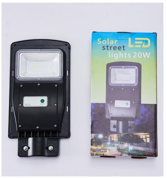 Exterior tudo em uma luz de rua solar do diodo emissor de luz para a estrada alta 30w 60w 90w da maneira