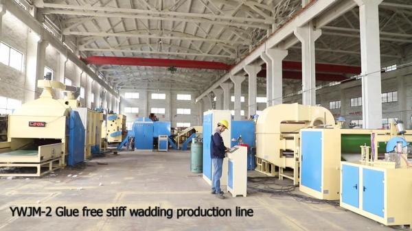 planta ligada térmica livre do Wadding do poliéster da colagem 1000gsm